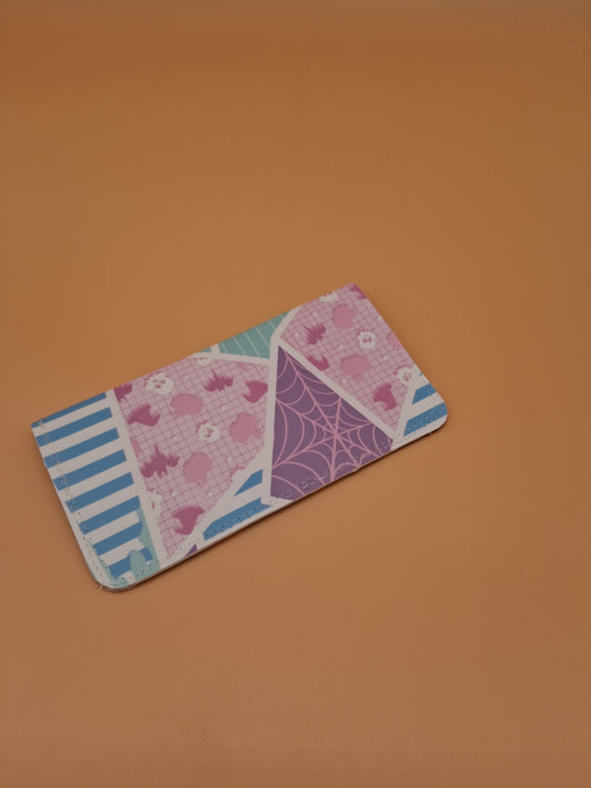 pastel spookiness checkbook cover