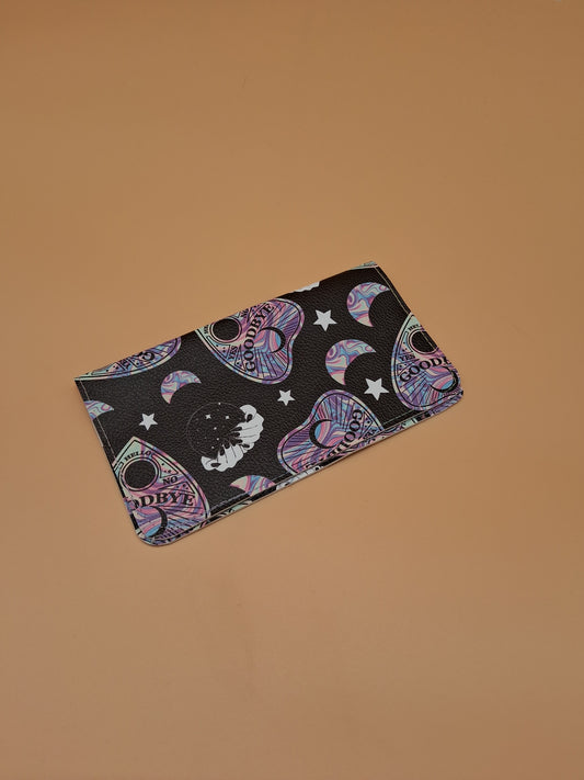 witchy planchettes checkbook cover