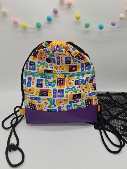 cutie gaming v. 1 Begonia drawstring backpack