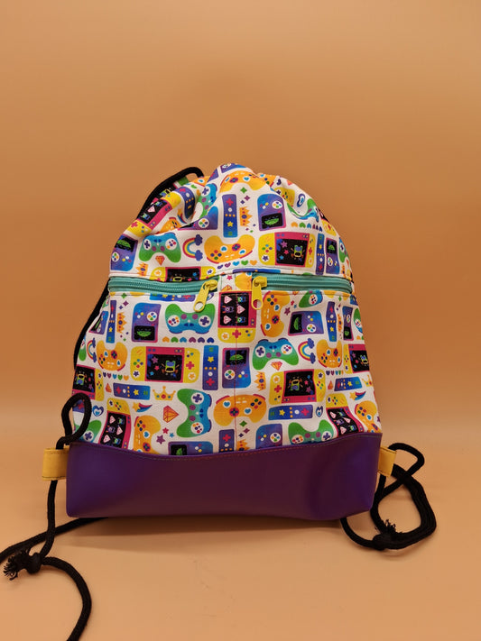 cutie gaming drawstring backpack