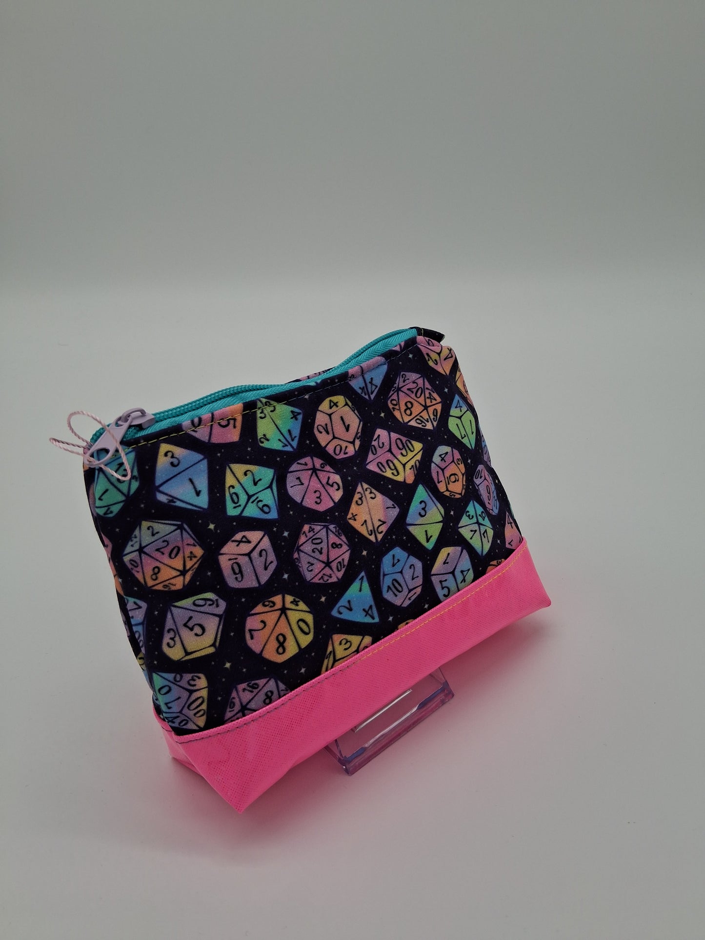 cotton candy space dice v. 3 boxy pouch
