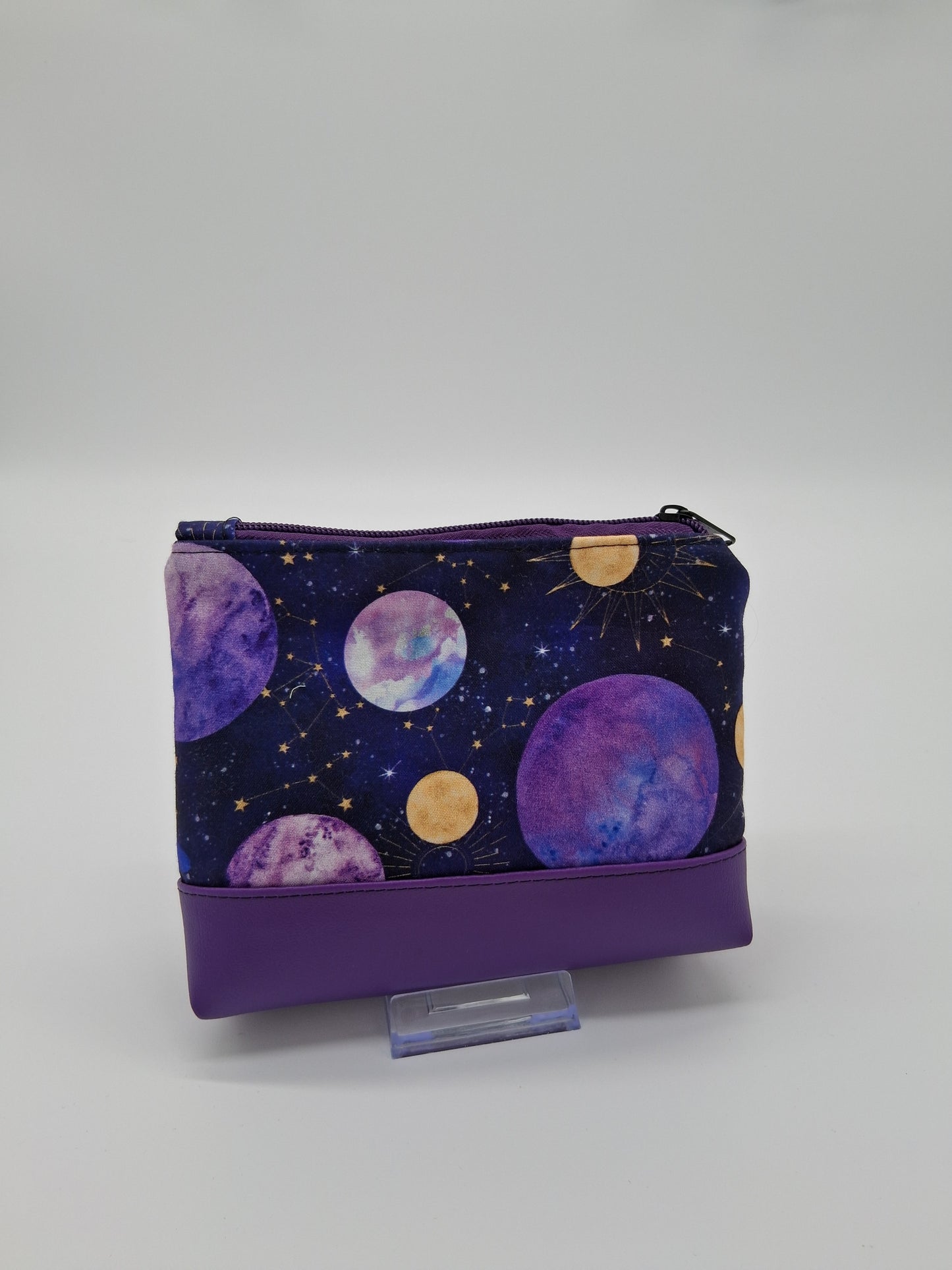 deep space purple v. 2 boxy pouch