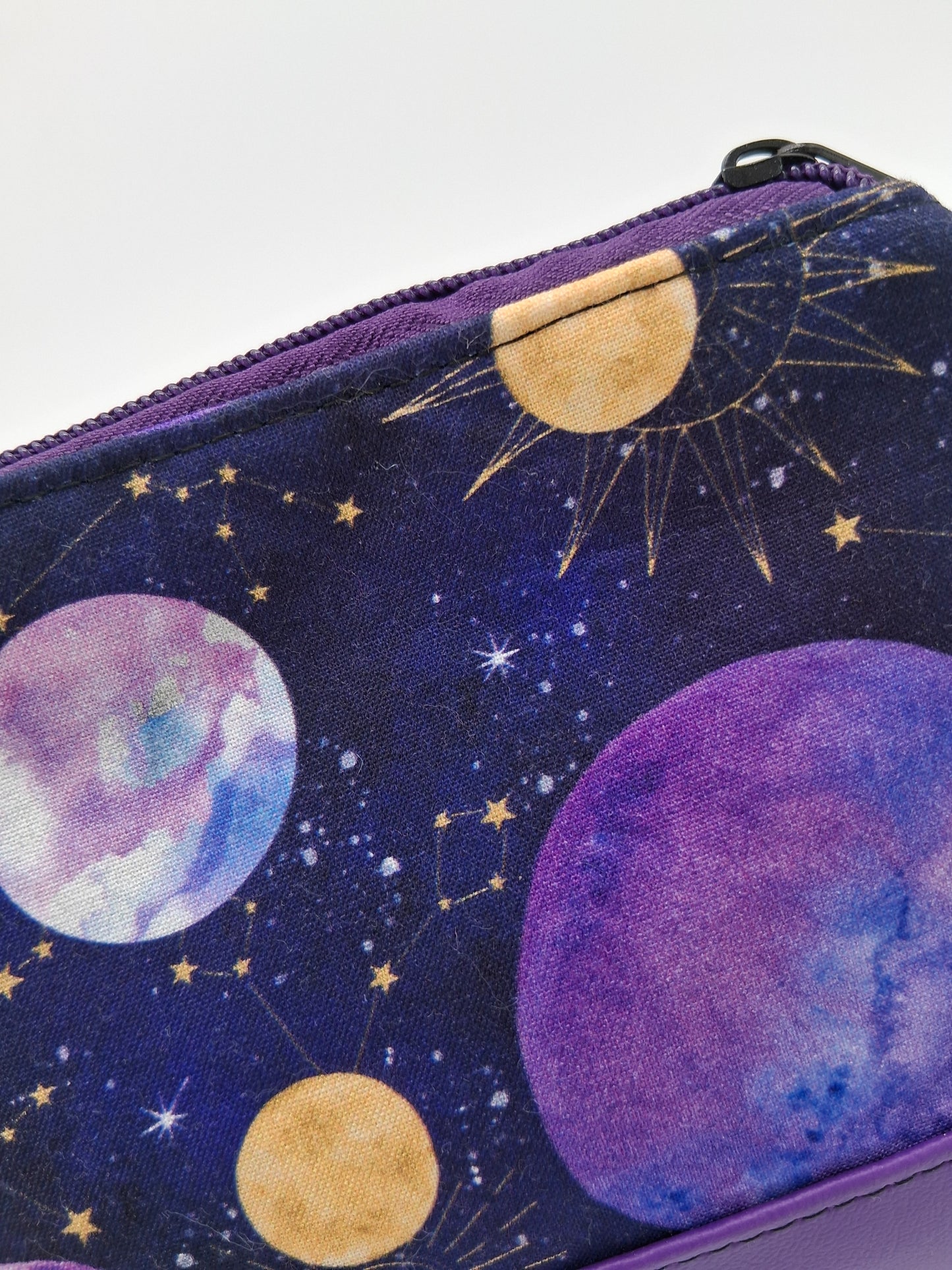 deep space purple v. 2 boxy pouch