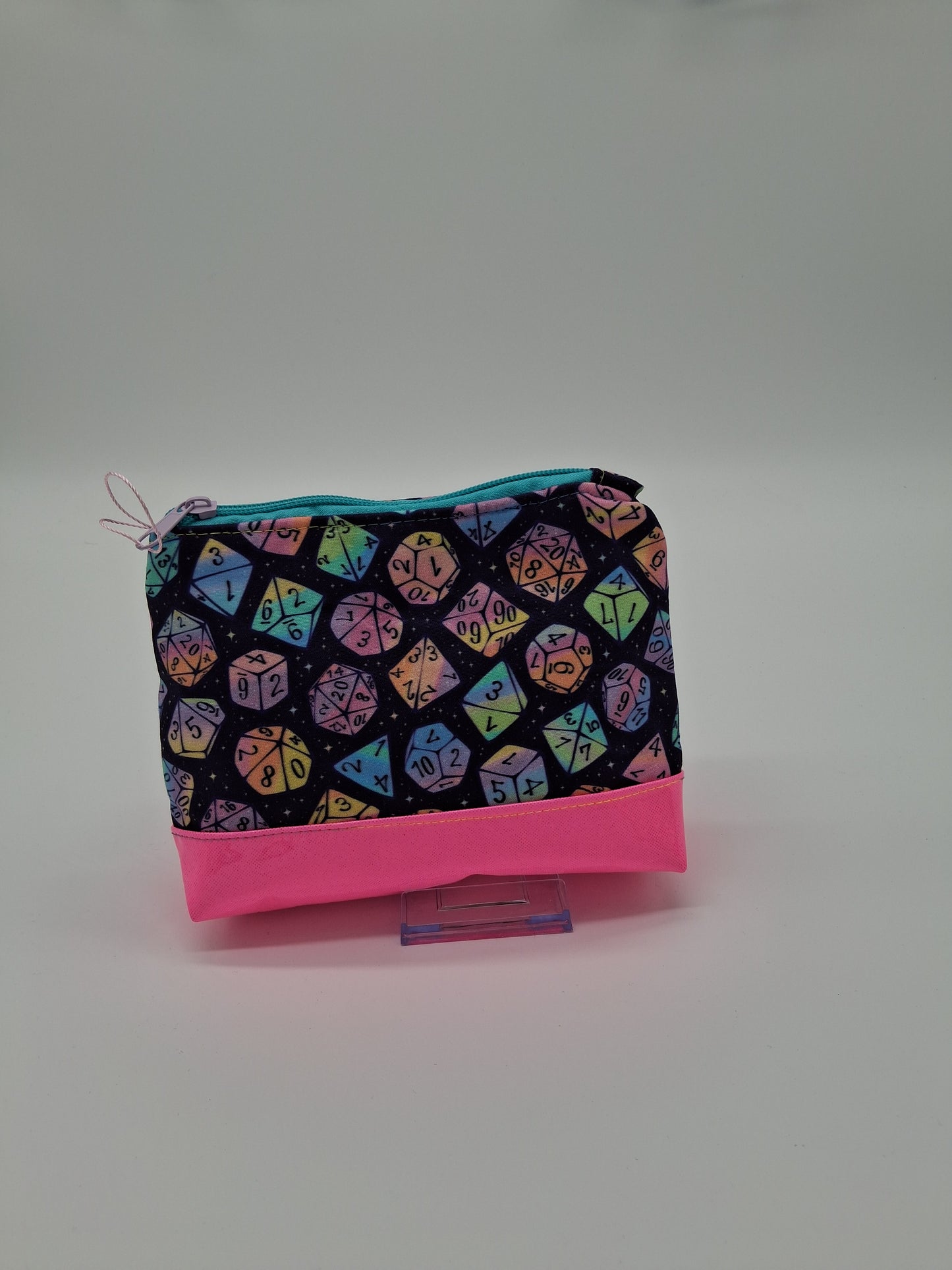 cotton candy space dice v. 3 boxy pouch