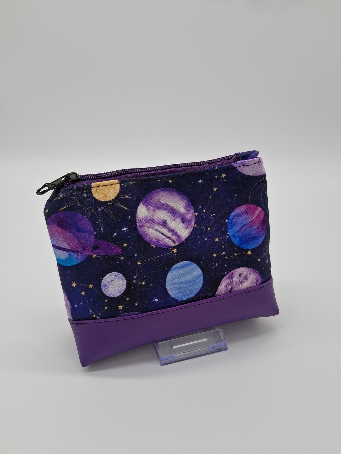 deep space purple v. 2 boxy pouch