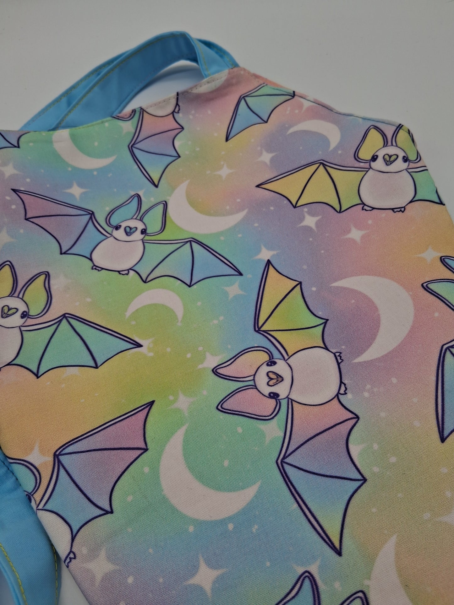 pastel bats v. 3 coffin tote
