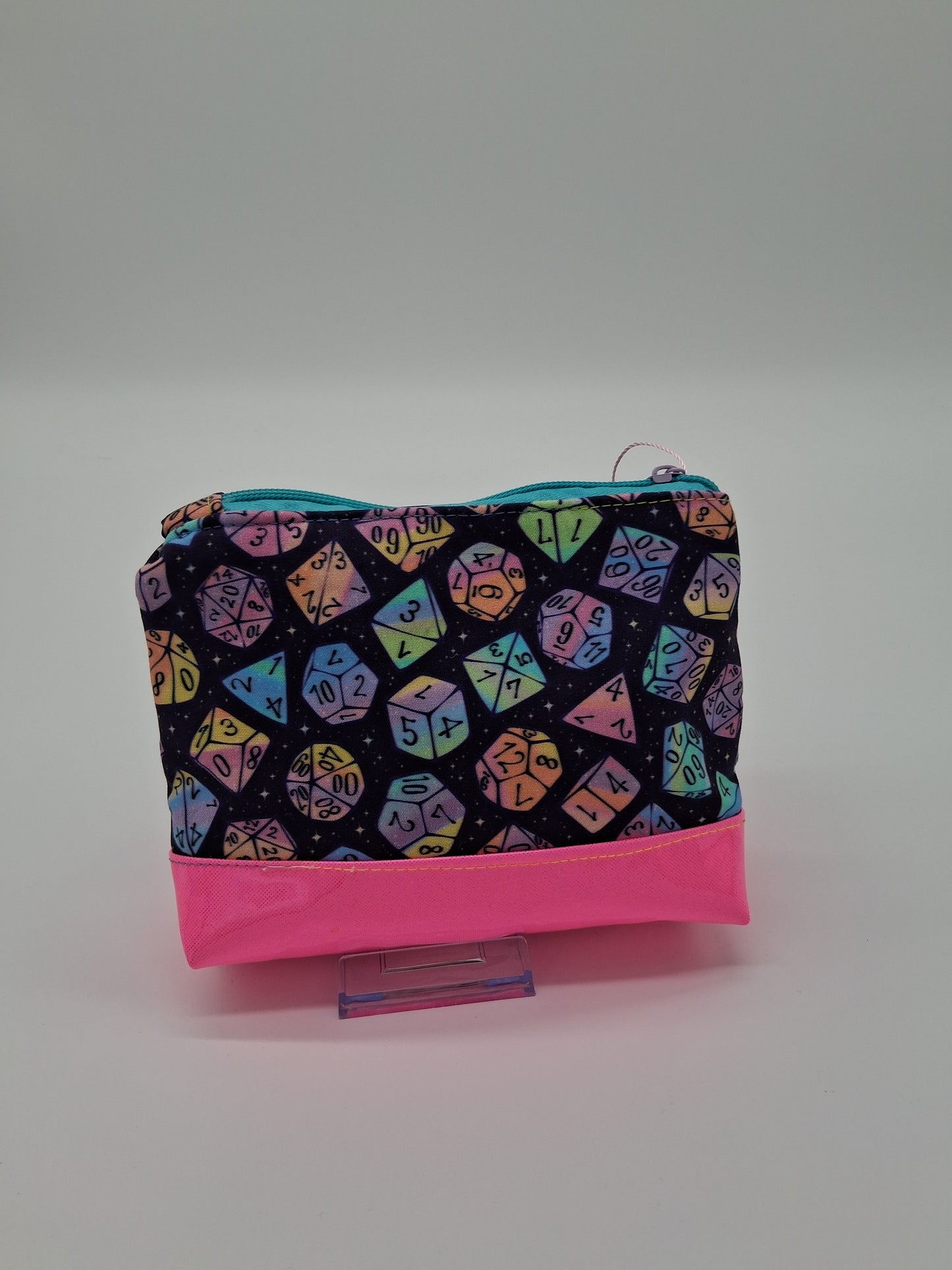 cotton candy space dice v. 3 boxy pouch