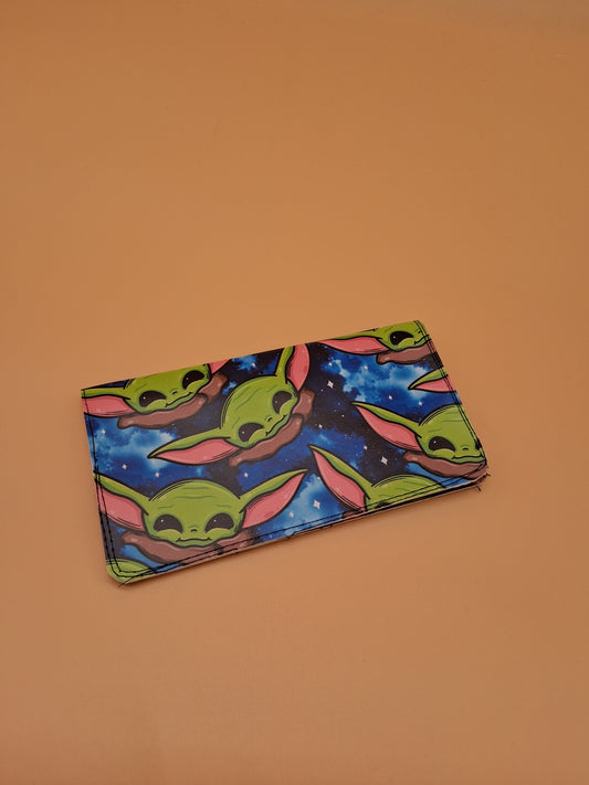 green space baby checkbook cover