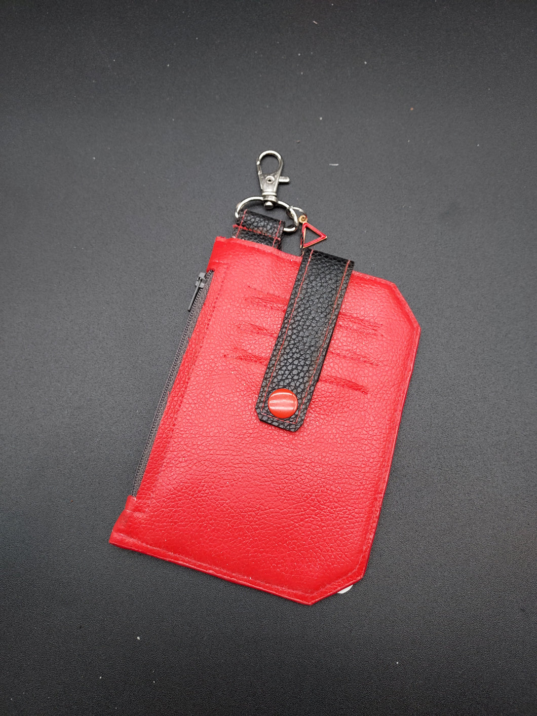 red Forget-me-not wallet