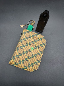 African print Forget-me-not wallet