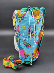 rainbow besties Hyacinth water bottle carrier