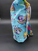 Load image into Gallery viewer, rainbow besties Hyacinth water bottle carrier