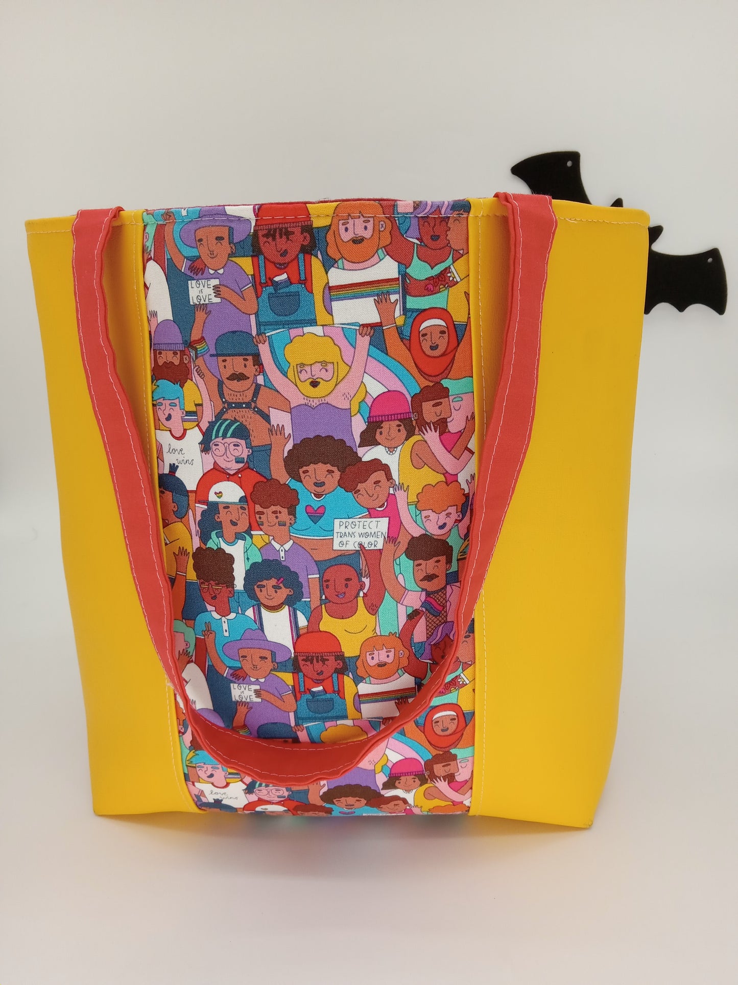 Rainbow parade v. 2 large tote