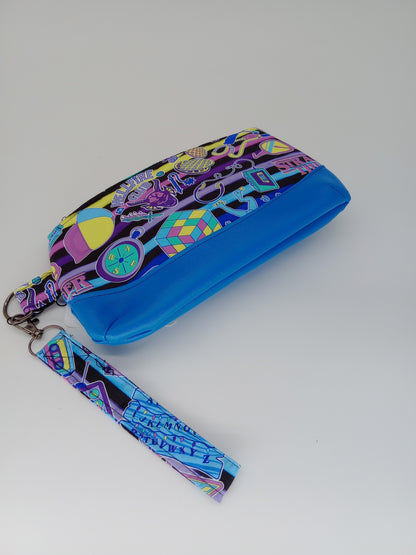 80s nostalgia Clematis wristlet