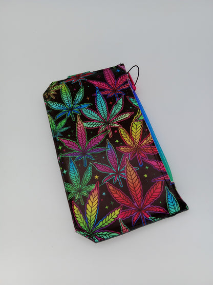 rainbow leaf Periwinkle wallet