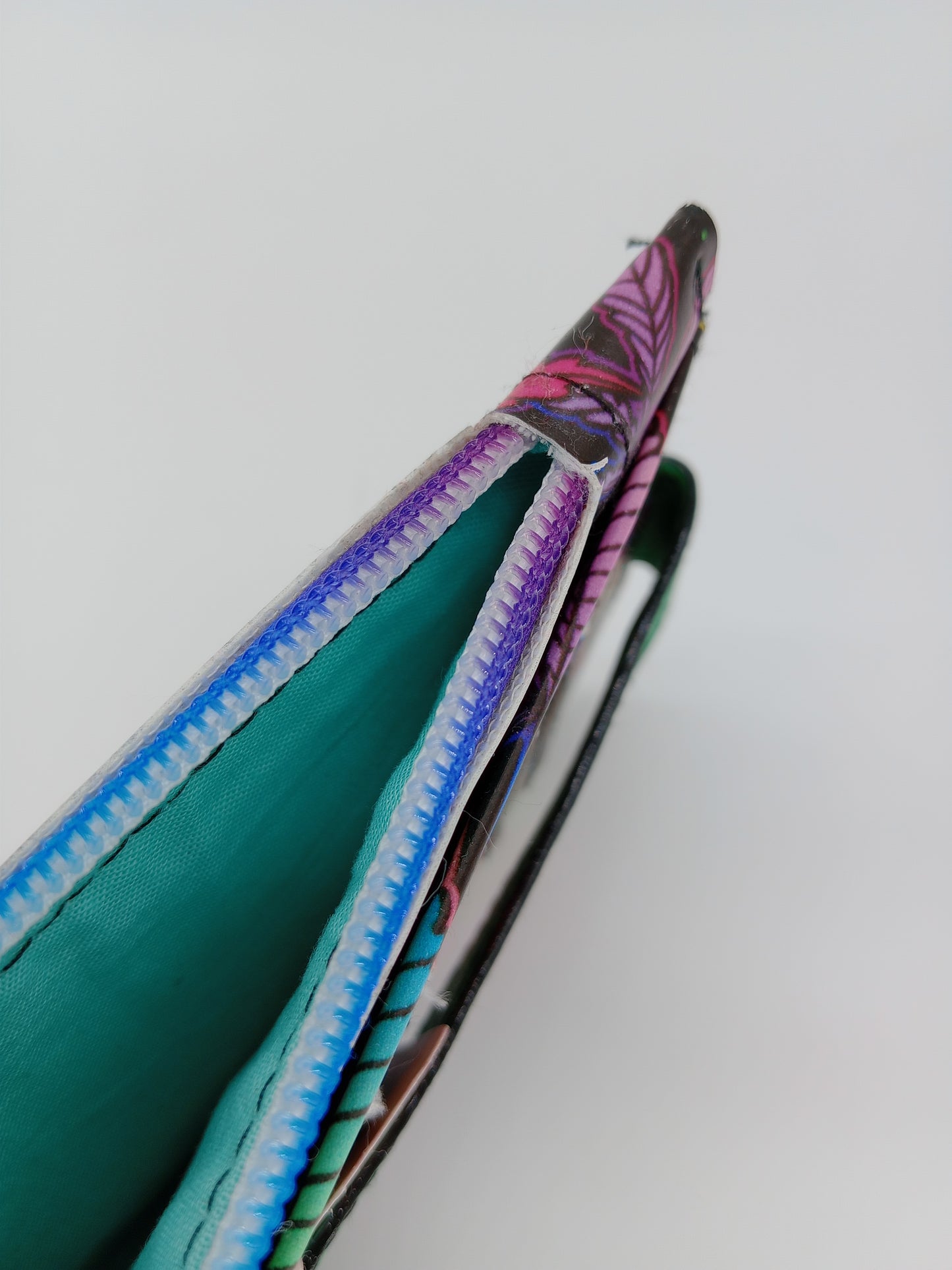 rainbow leaf Periwinkle wallet