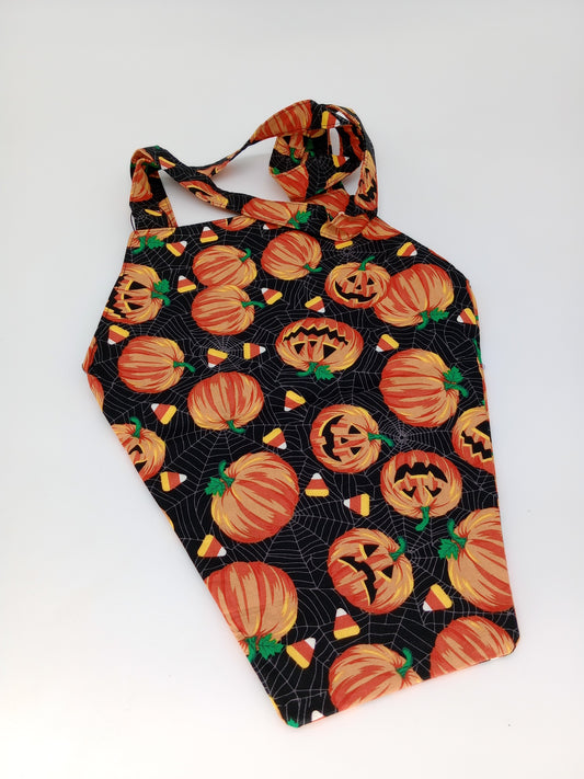 candy corn and jacks coffin tote