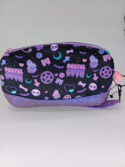 pastel goth black v. 2 Clematis wristlet