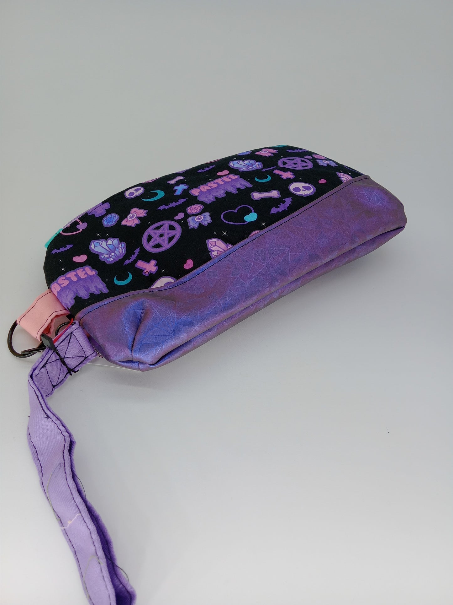 pastel goth black v. 2 Clematis wristlet