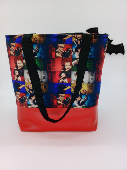 teen class heroes v. 3 large tote