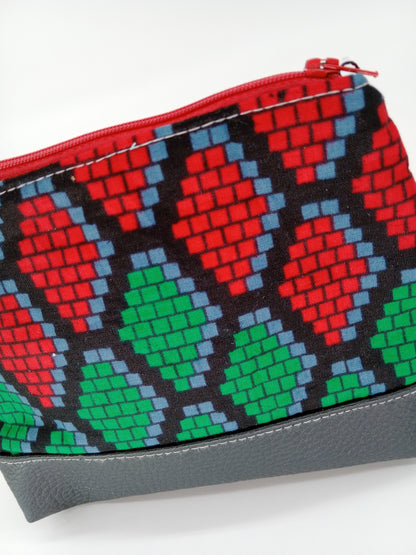 honeycomb ankara v. 5 boxy pouch