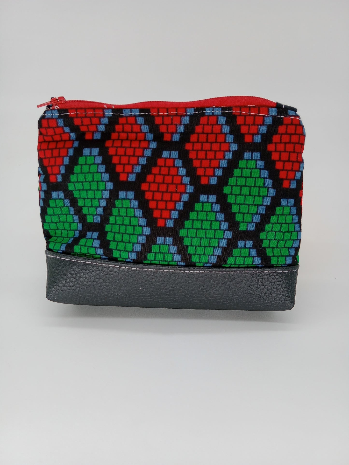 honeycomb ankara v. 5 boxy pouch