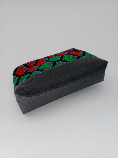 honeycomb ankara v. 5 boxy pouch