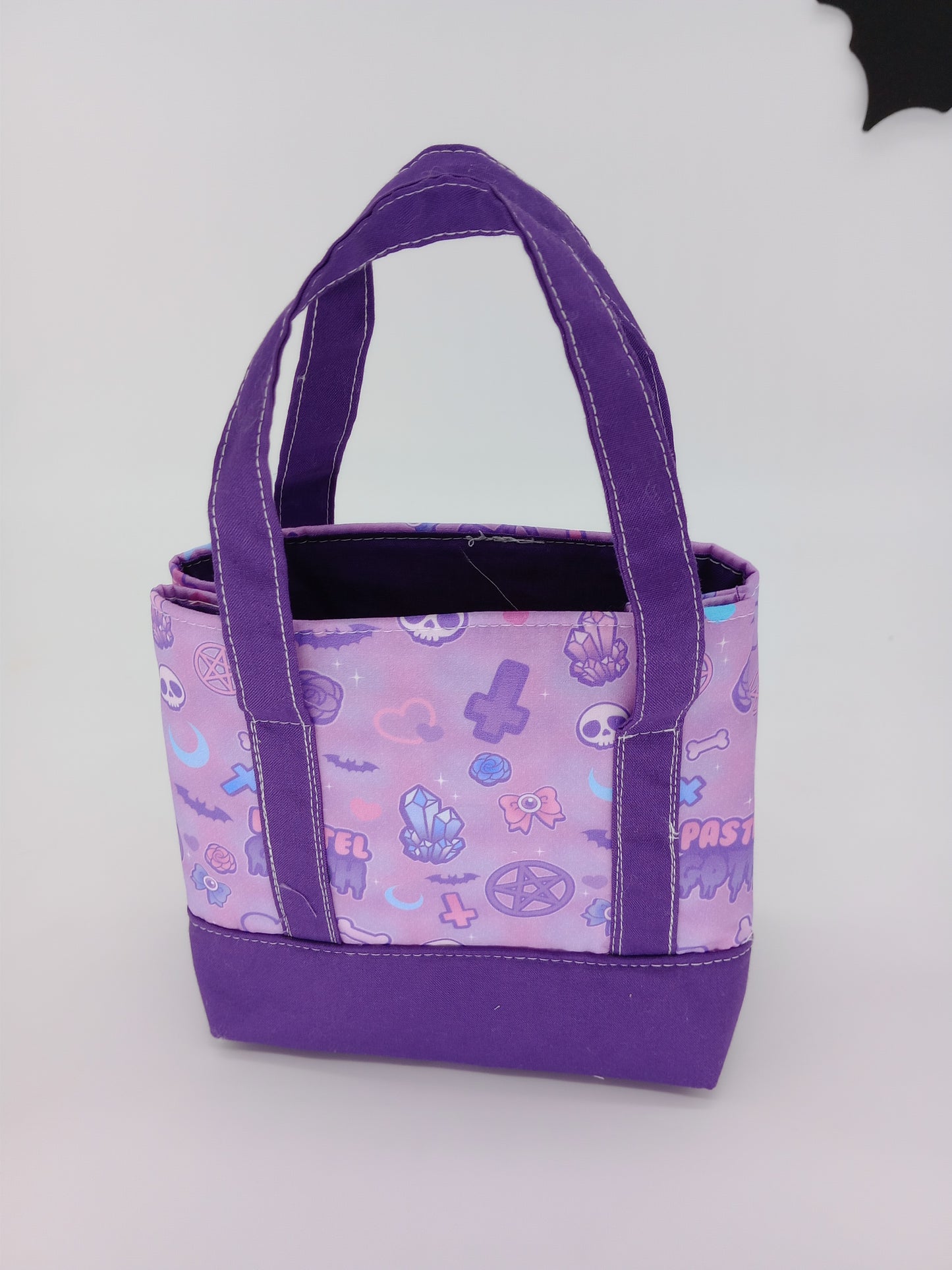 pastel goth lavender v. 2 mini tote