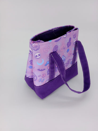 pastel goth lavender v. 2 mini tote