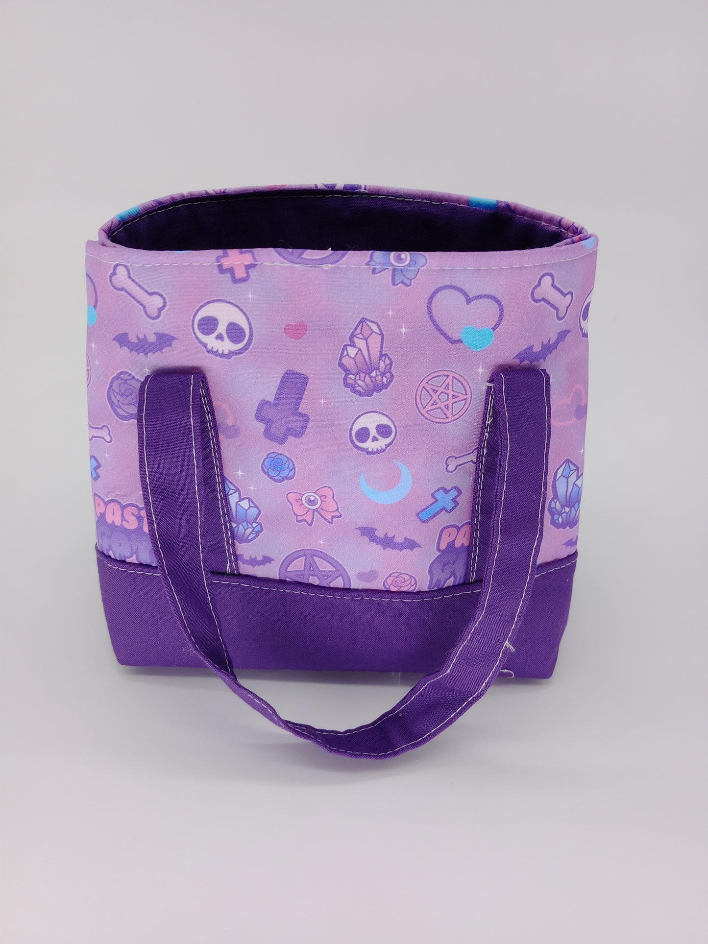 pastel goth lavender v. 2 mini tote