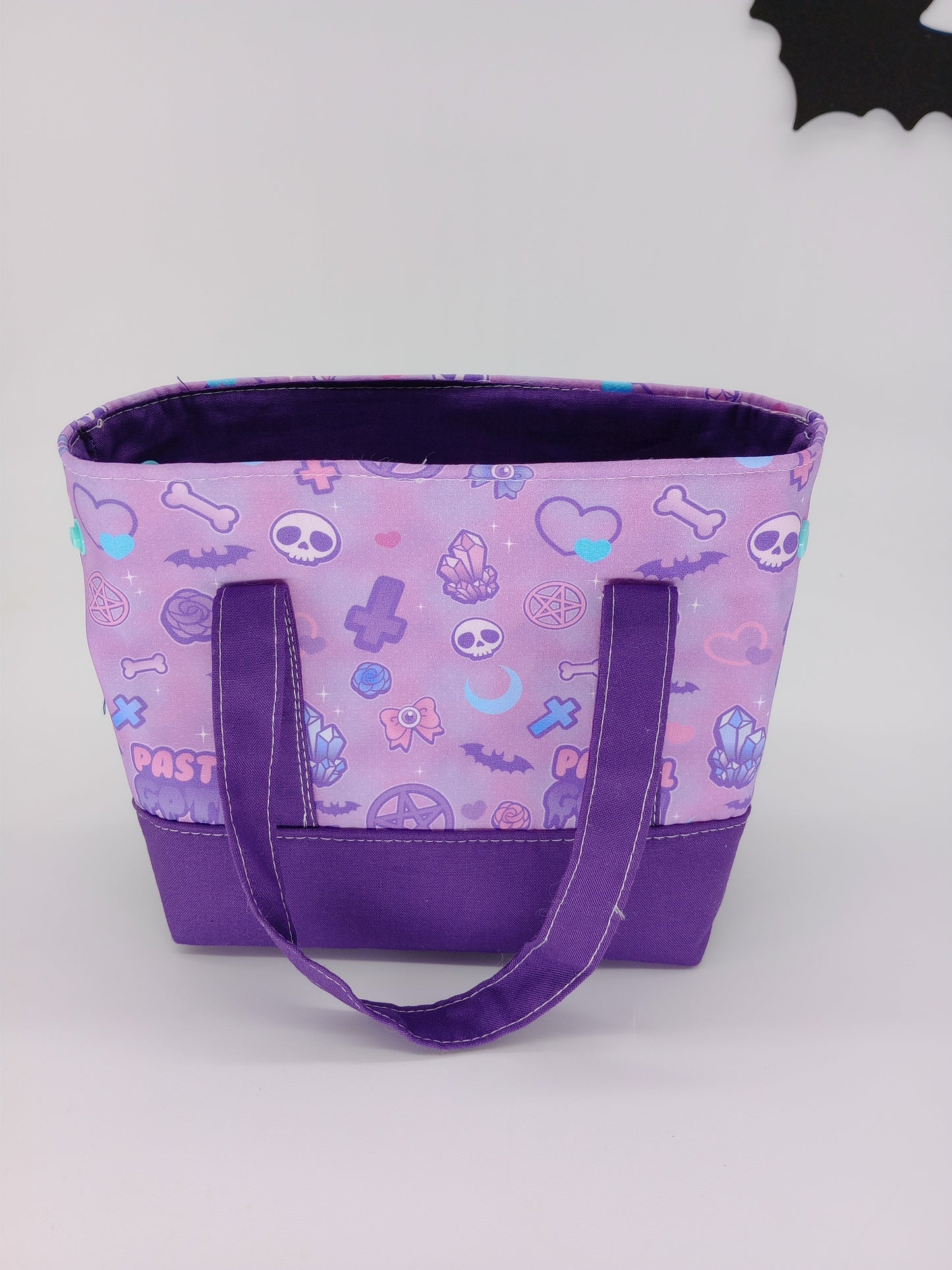 pastel goth lavender v. 2 mini tote