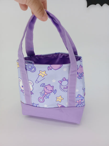 baby bats lavender v. 2 mini tote