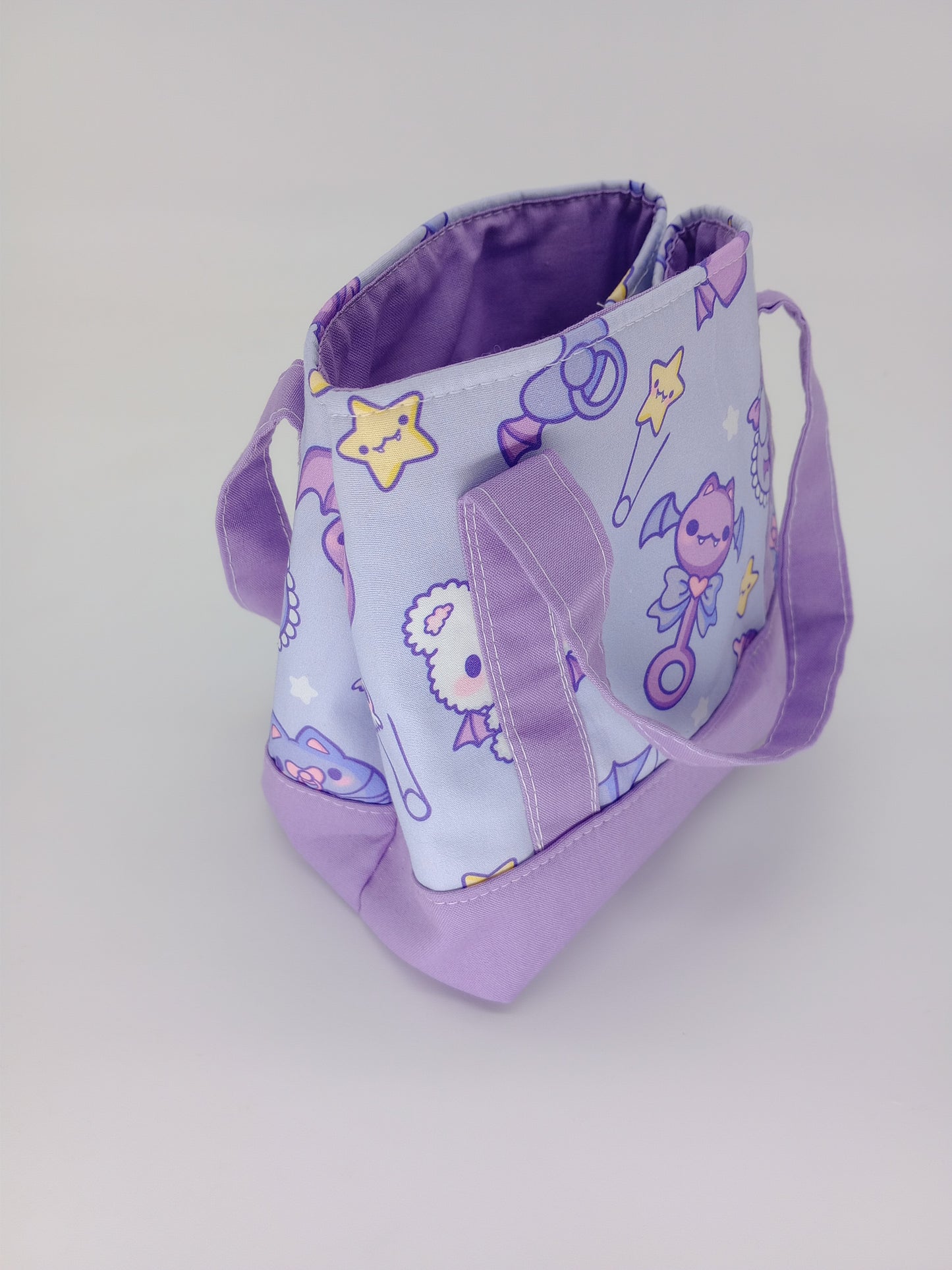 baby bats lavender v. 2 mini tote