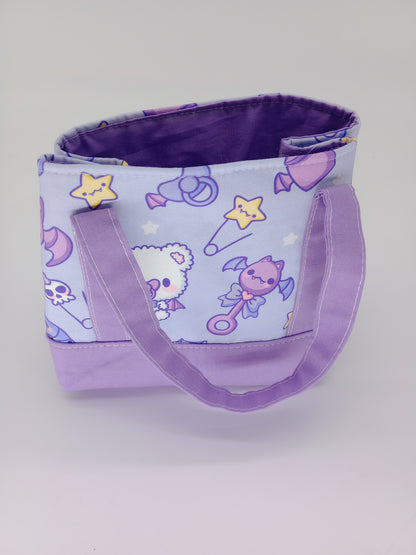 baby bats lavender v. 2 mini tote