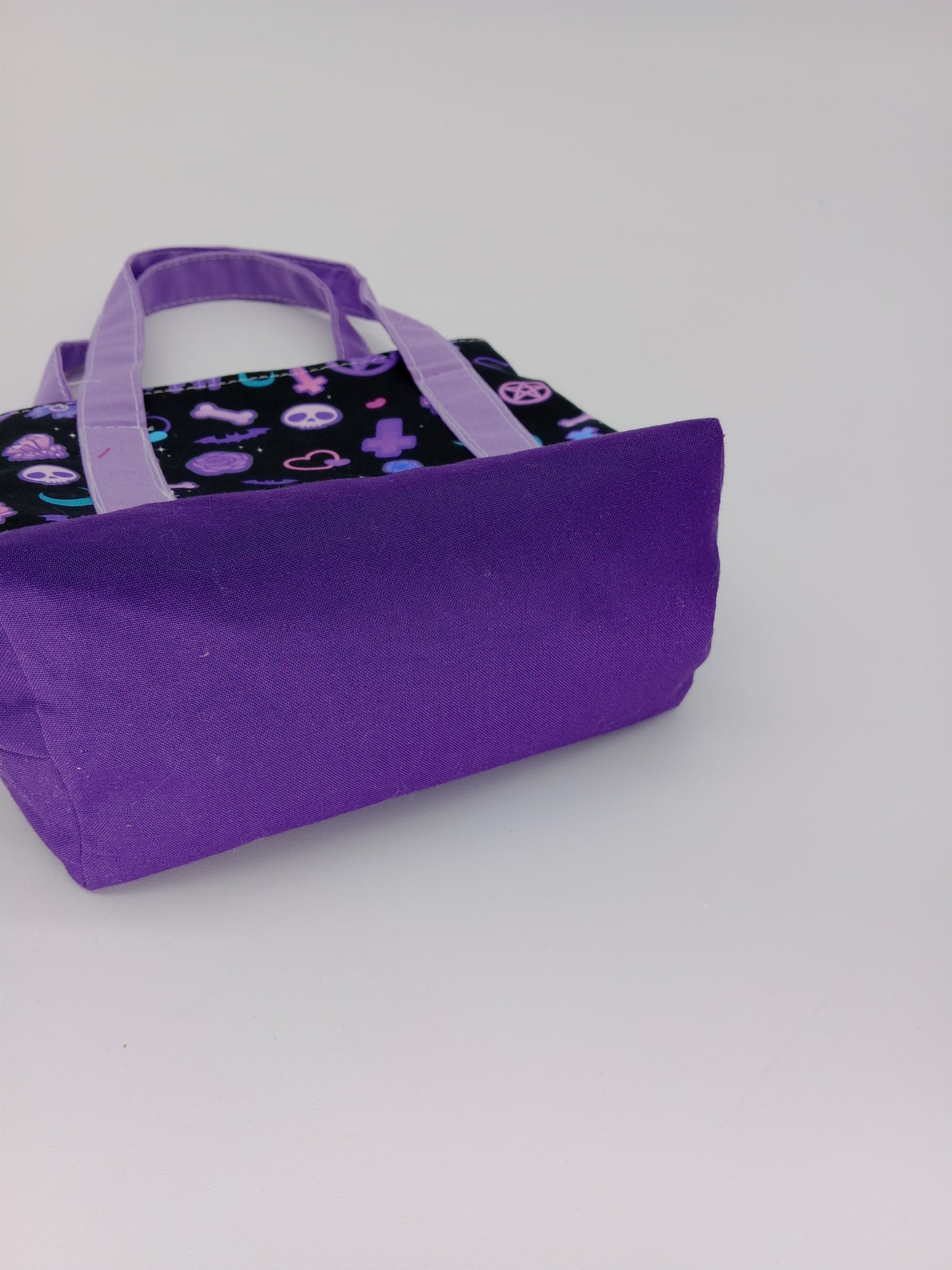 pastel goth black v. 2 mini tote