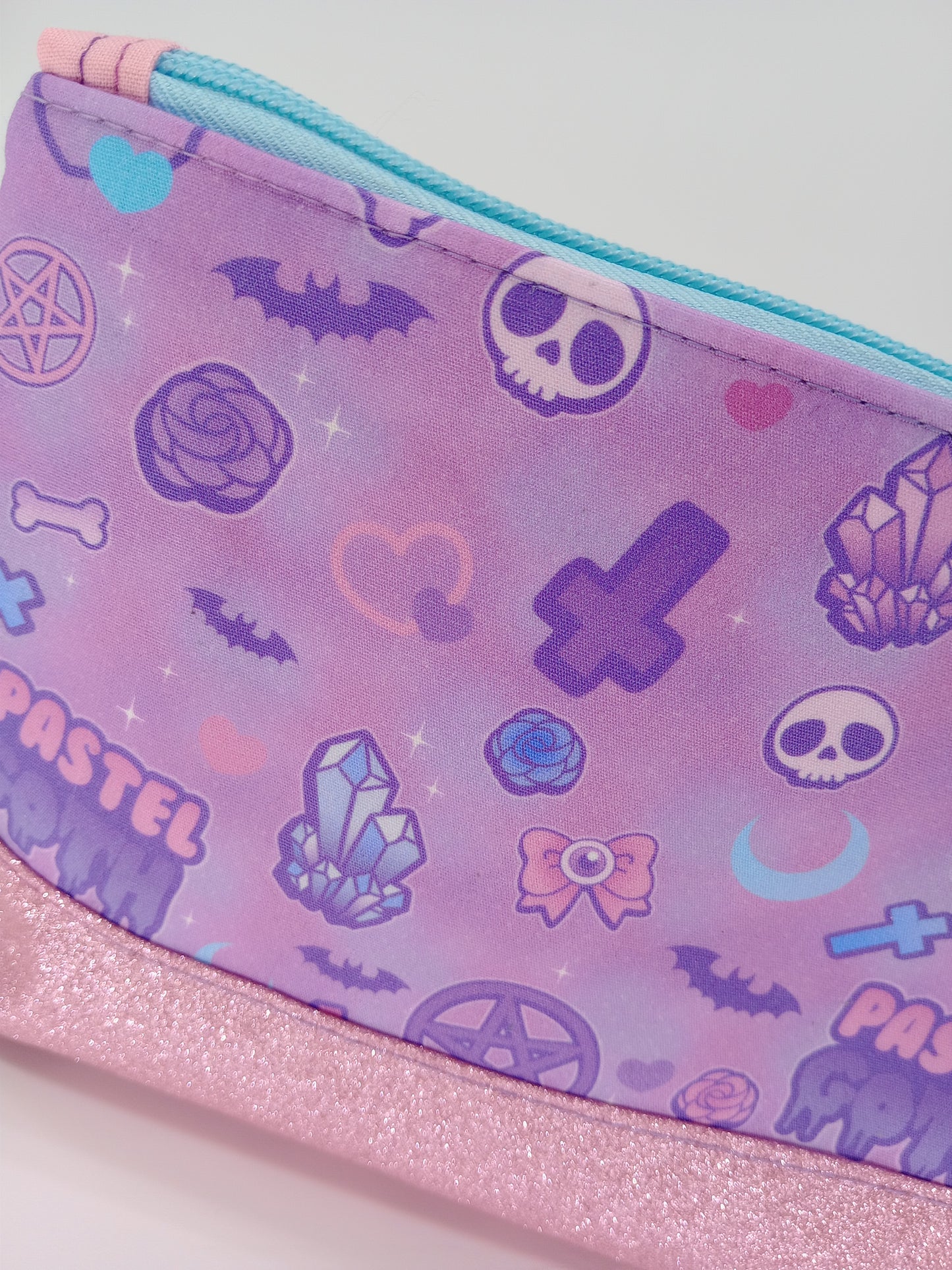 pastel goth lavender v. 3 boxy pouch