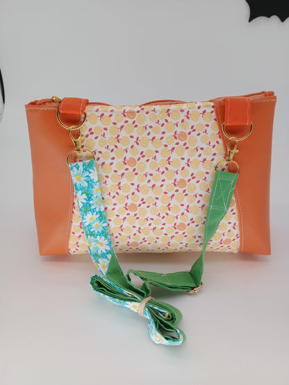 mixed citrus Sunflower crossbody bag