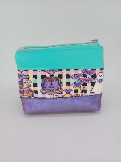 ghostly tea party v. 2 boxy pouch