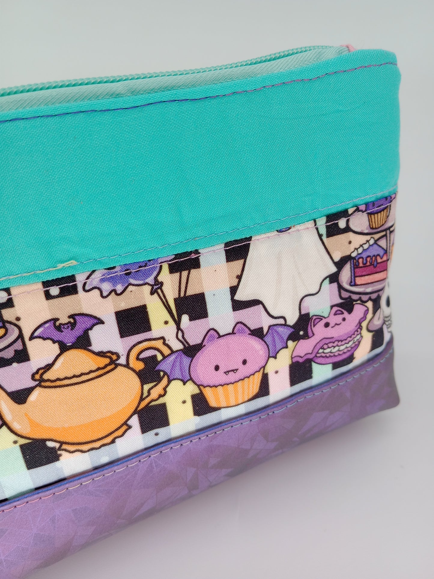 ghostly tea party v. 2 boxy pouch