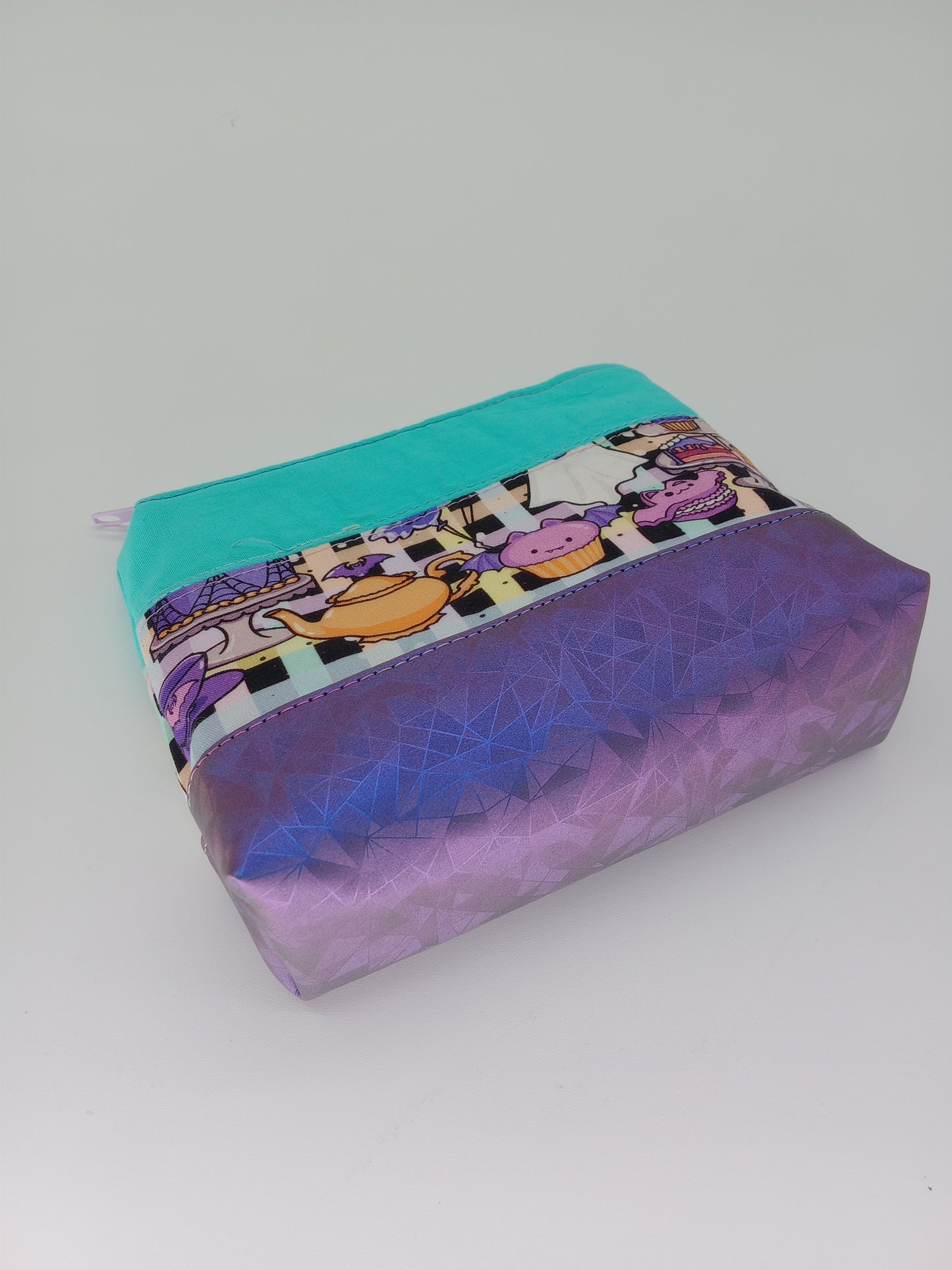 ghostly tea party v. 2 boxy pouch