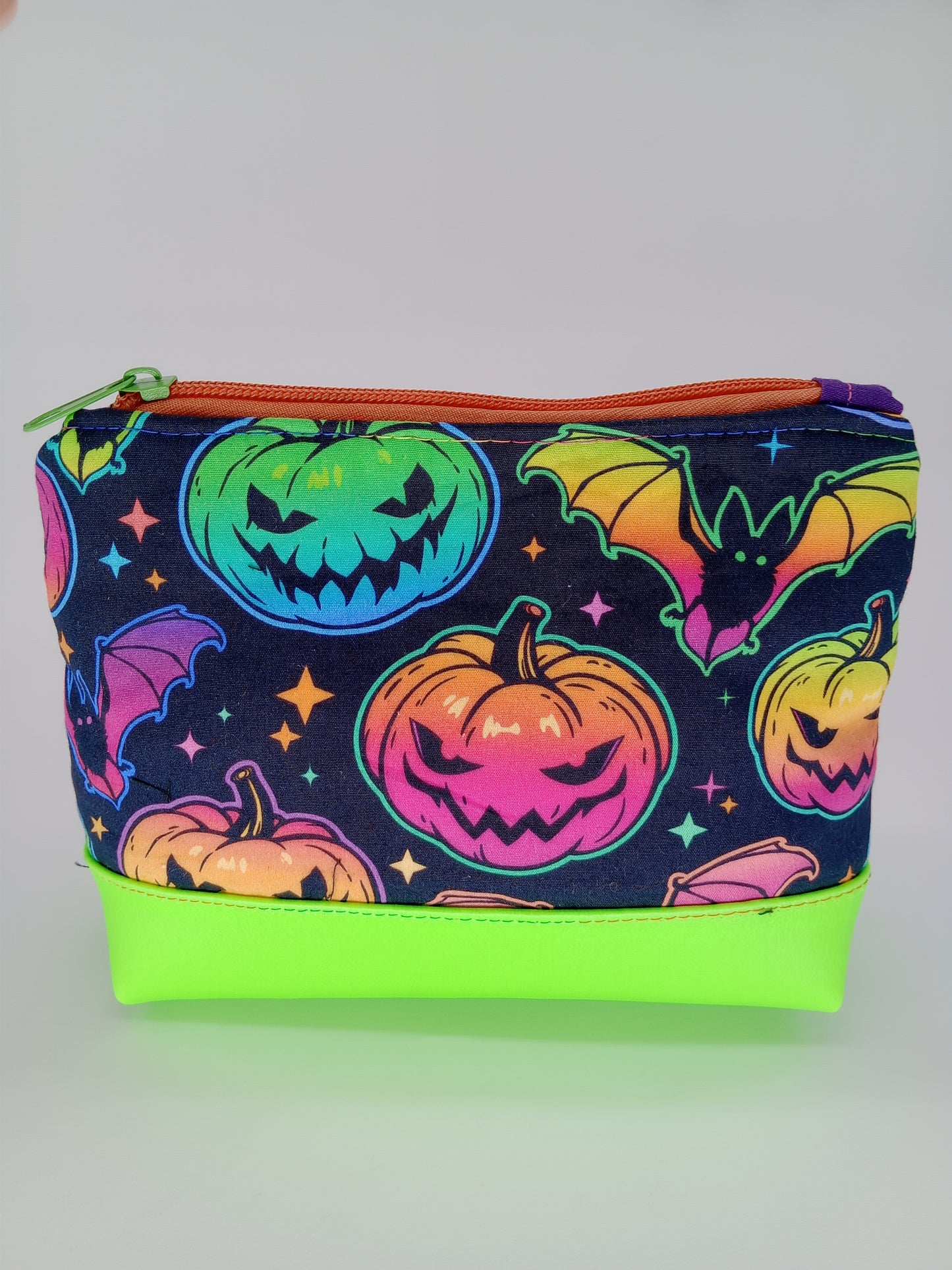 green meanies v. 4 boxy pouch