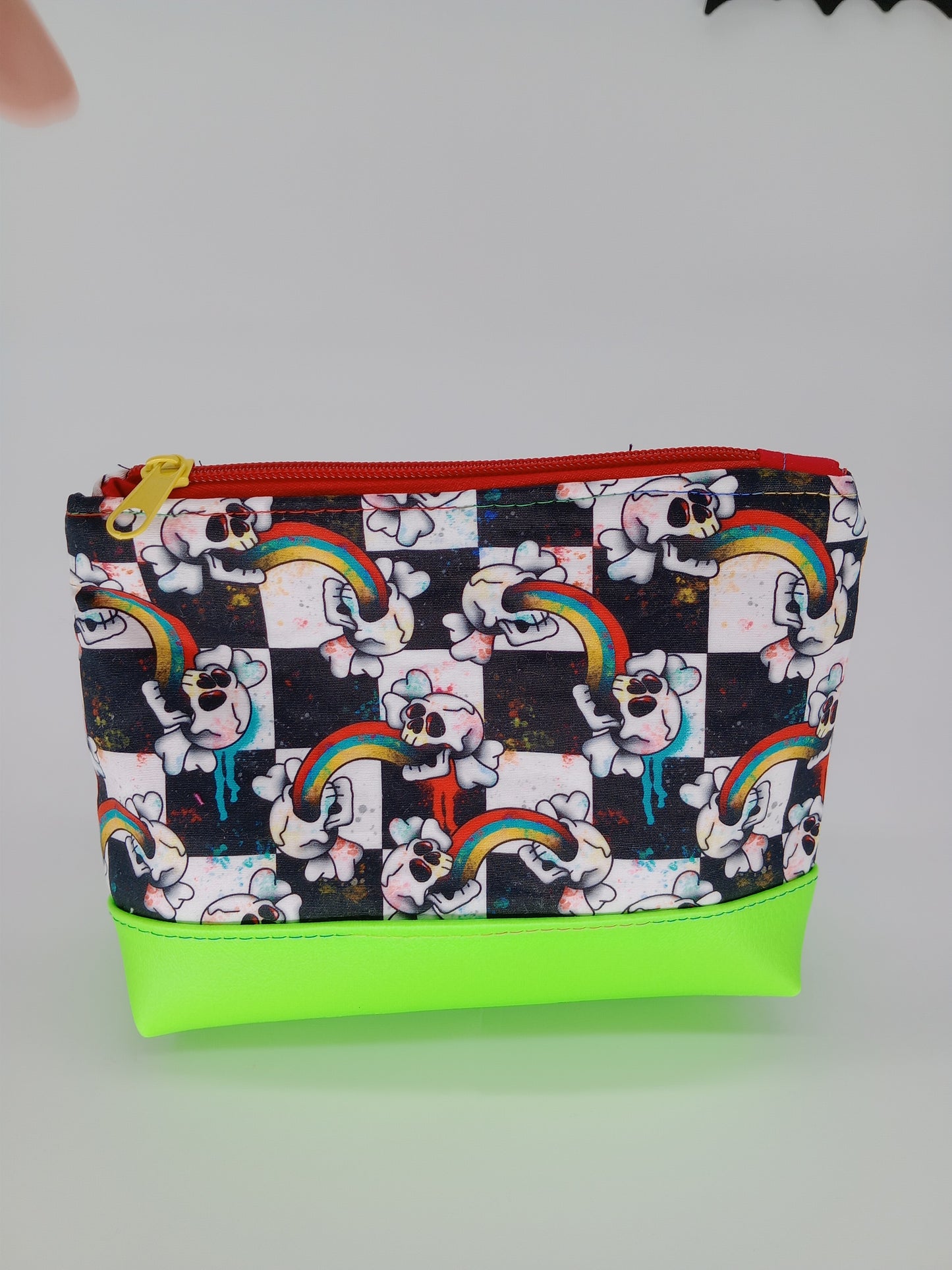 rainbow barf v. 3 boxy pouch