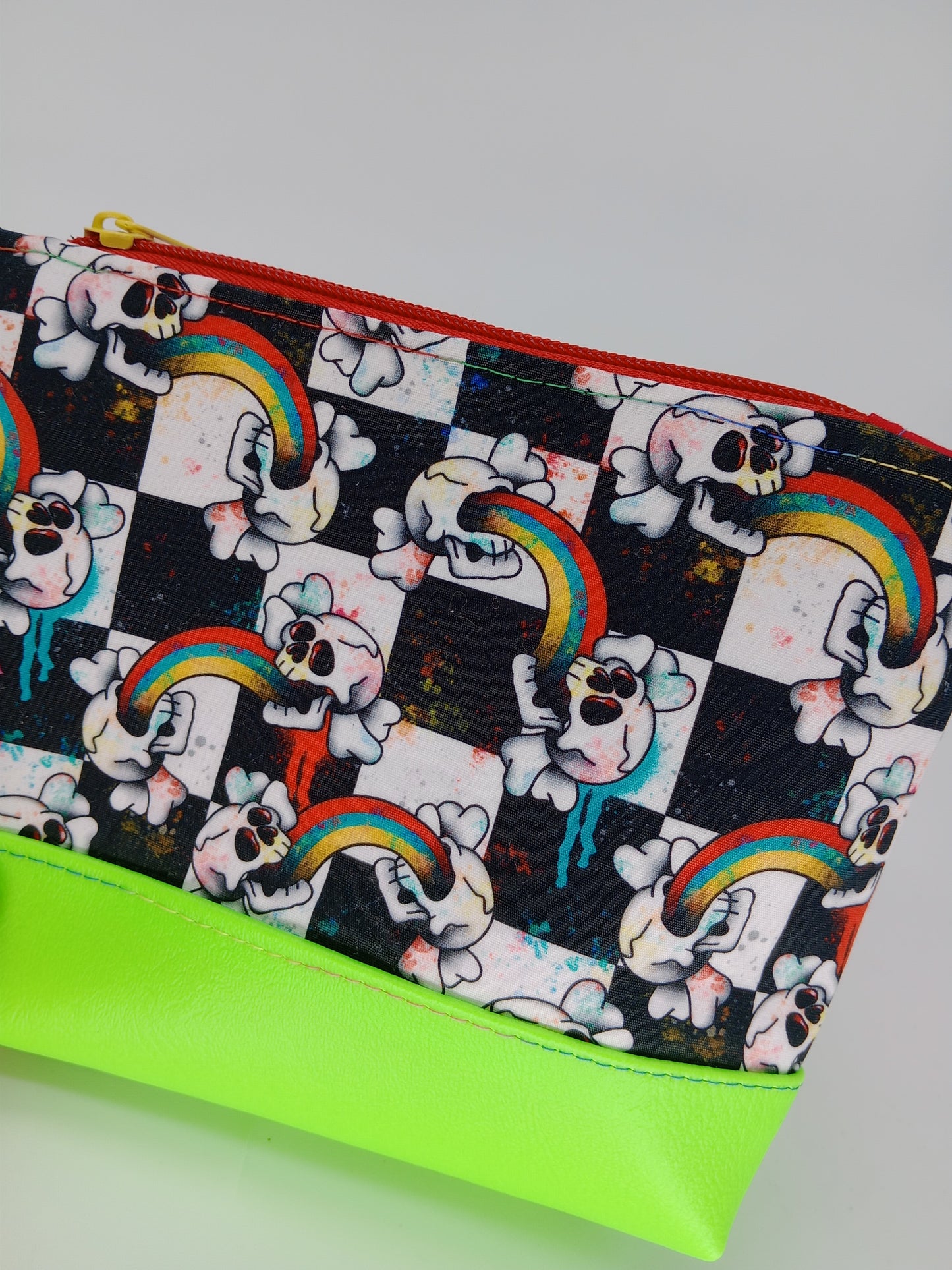 rainbow barf v. 3 boxy pouch