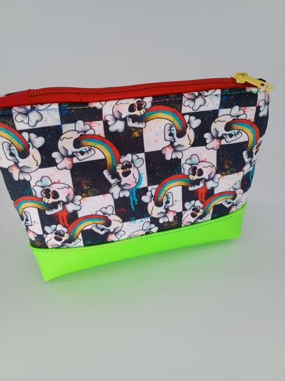 rainbow barf v. 3 boxy pouch