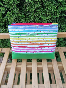 sprinkles and stripes v. 1 boxy pouch