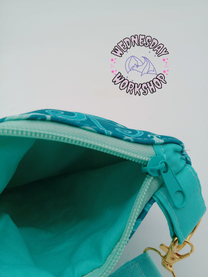 seafoam octopus Lobelia mini crossbody