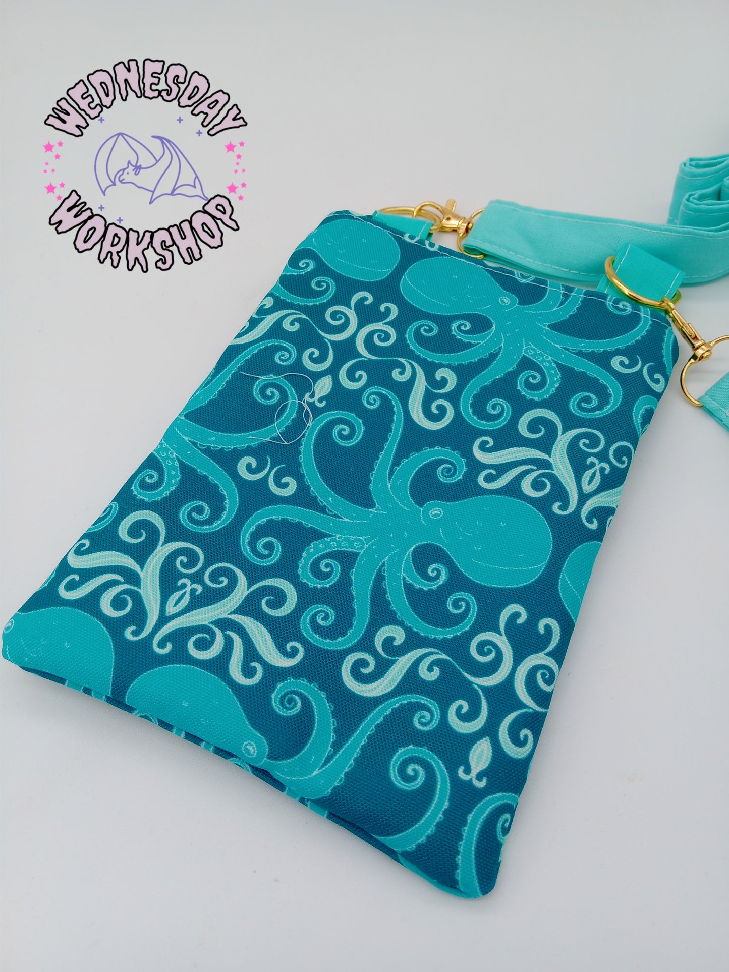 seafoam octopus Lobelia mini crossbody