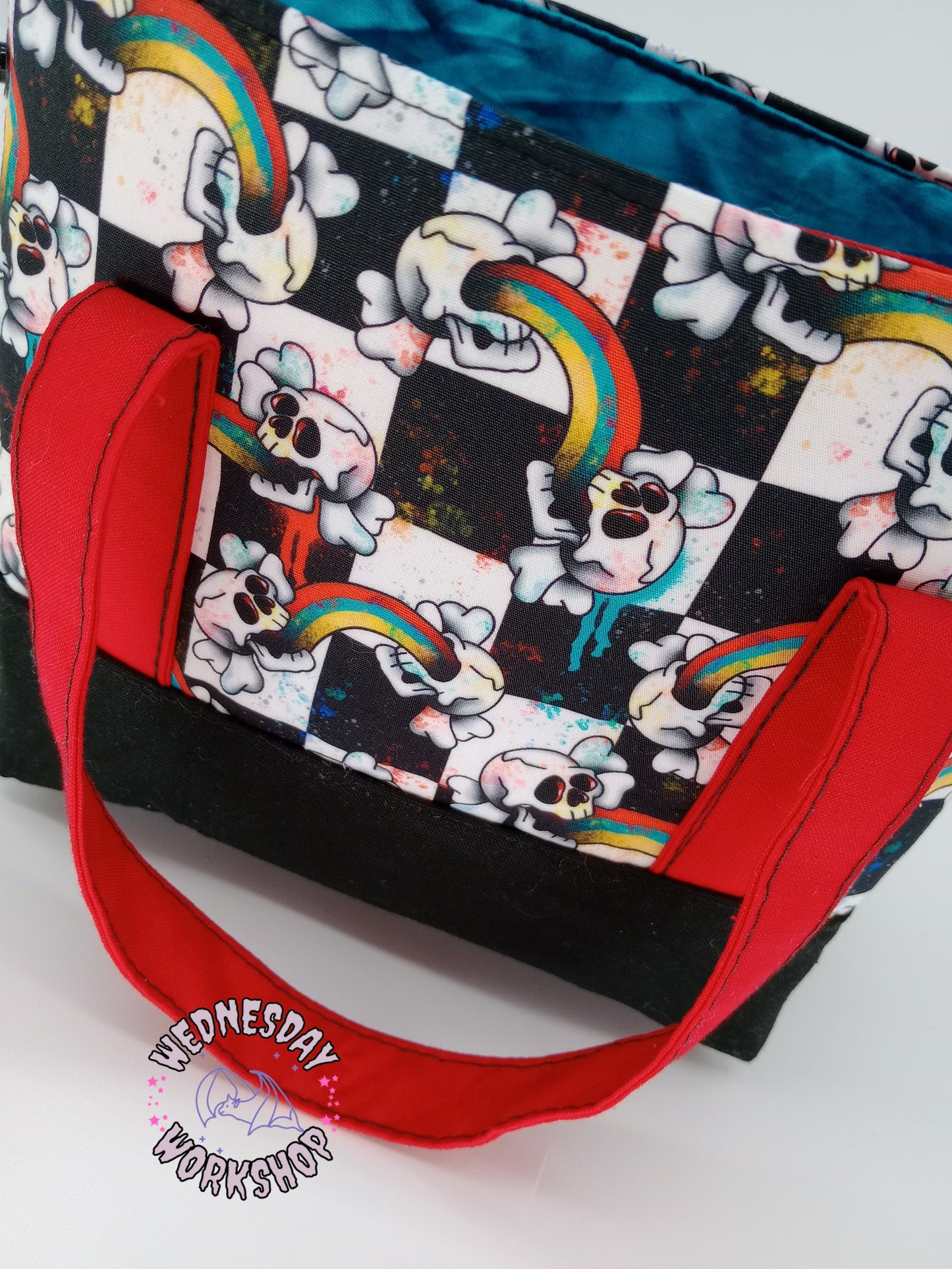 rainbow barf v. 2 mini tote