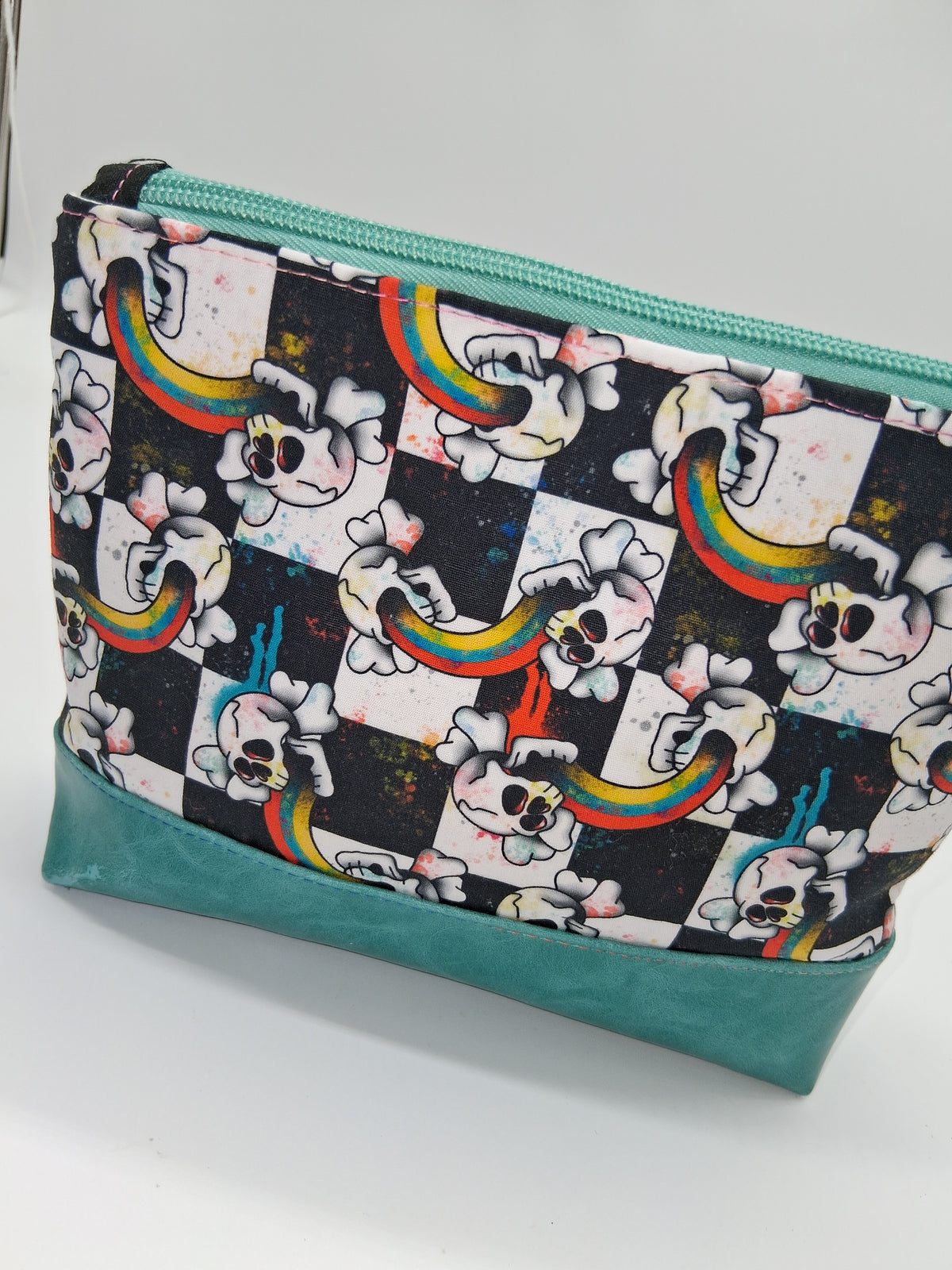 rainbow barf v. 5 boxy pouch