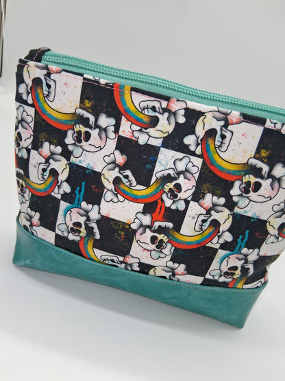 rainbow barf v. 5 boxy pouch